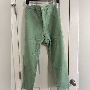 Big Bud Press green pencil pants